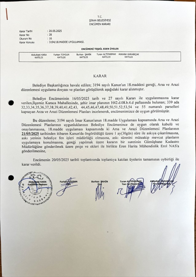 18. Madde Uygulaması