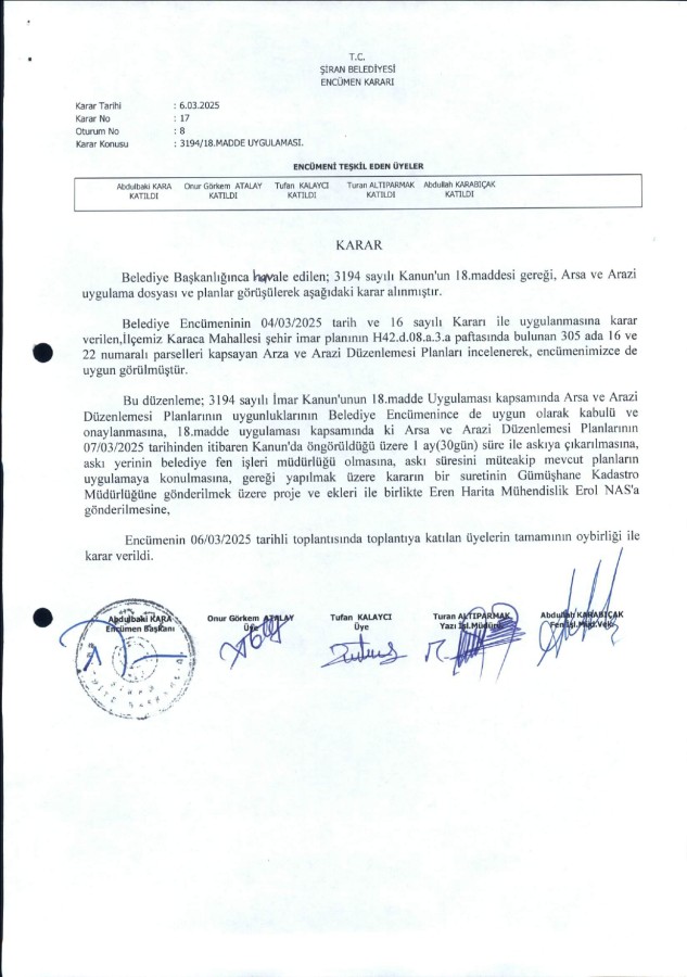 18. Madde Uygulaması